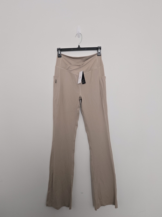 Baleaf Pants - Baleaf Flare Leggings in Light Taupe Beige